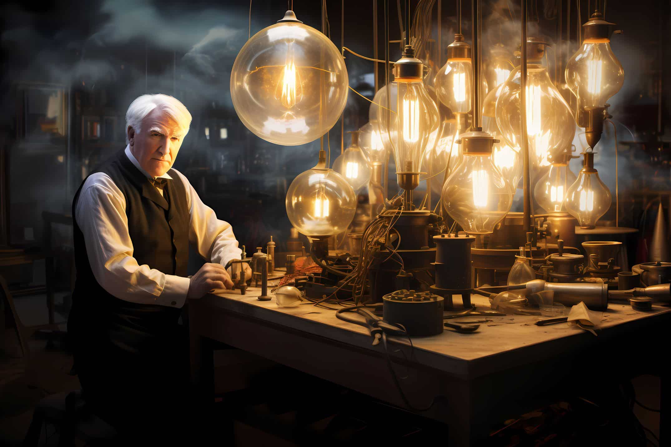 Thomas Edison at Work