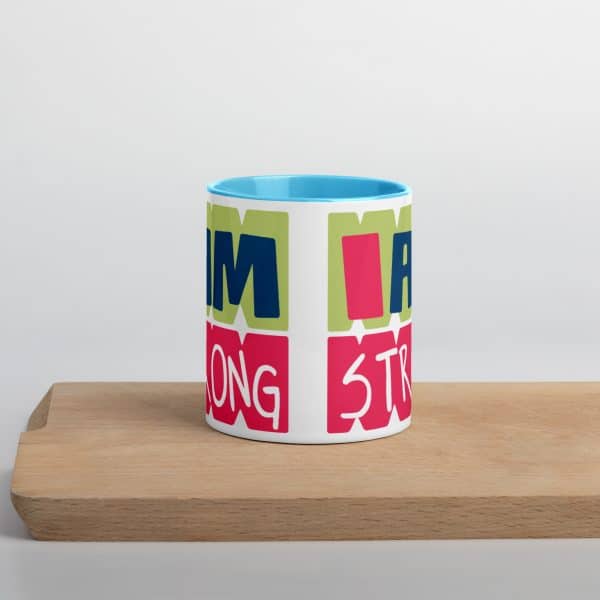 white ceramic mug with color inside blue 11oz front 630550fc1998d