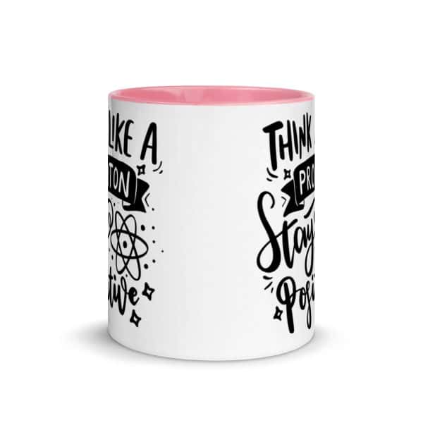 white ceramic mug with color inside pink 11oz front 6300ff80d0f12