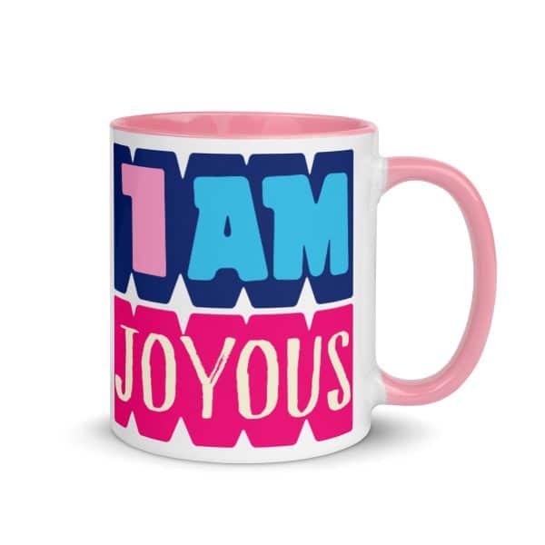 white ceramic mug with color inside pink 11oz right 630680cc01148