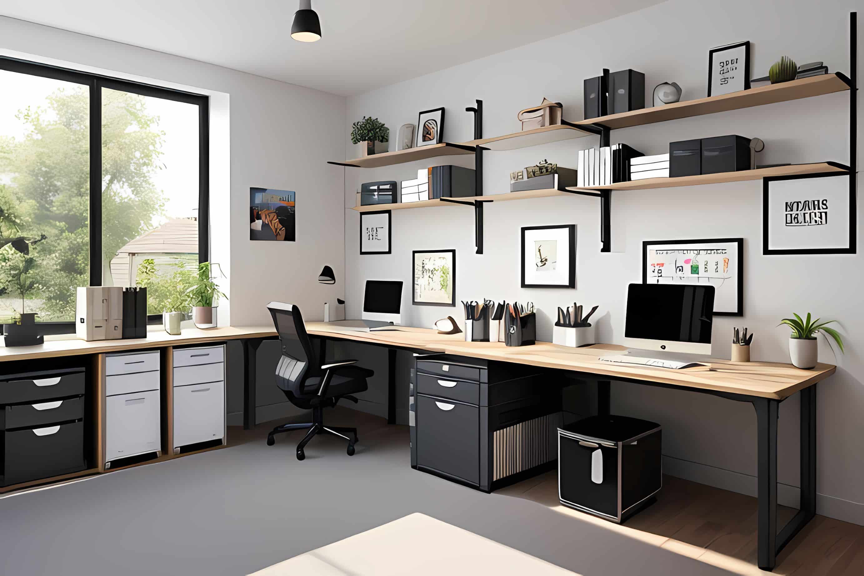 A Productive Home Office Environment Starts With A Dedicated Work Space