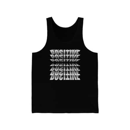 Spread Positivity with the Positive Thinking Unisex Jersey Tank