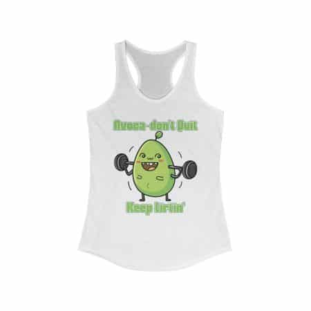 Funny Workout Racerback Tank - Slim Fit and Extra Light