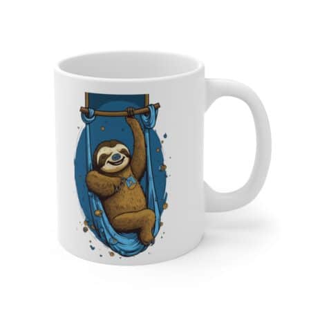 Sloth Acrobat Coffee Mug - Ceramic Mug for Coffee, Tea, and Chocolate Lovers