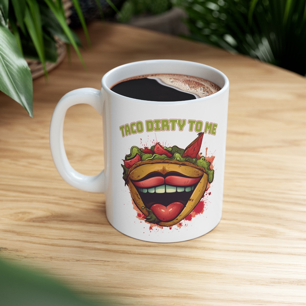 Hot-Tea, 11oz funny lovers pun coffee travel mug