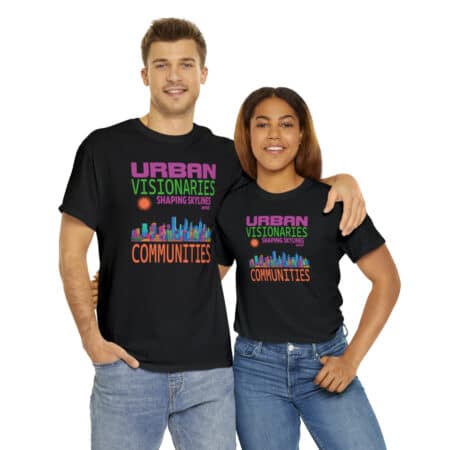 Urban Planning Tee - Unisex Heavy Cotton T-Shirt for Urban Visionaries