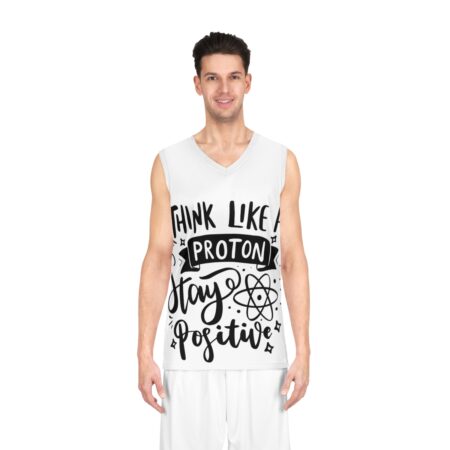 Basketball Jersey with Positive Saying - Moisture-Wicking & Odor-Resistant