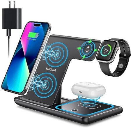Apple 3-In-1 Fast Wireless Charging Station - Multiple Devices