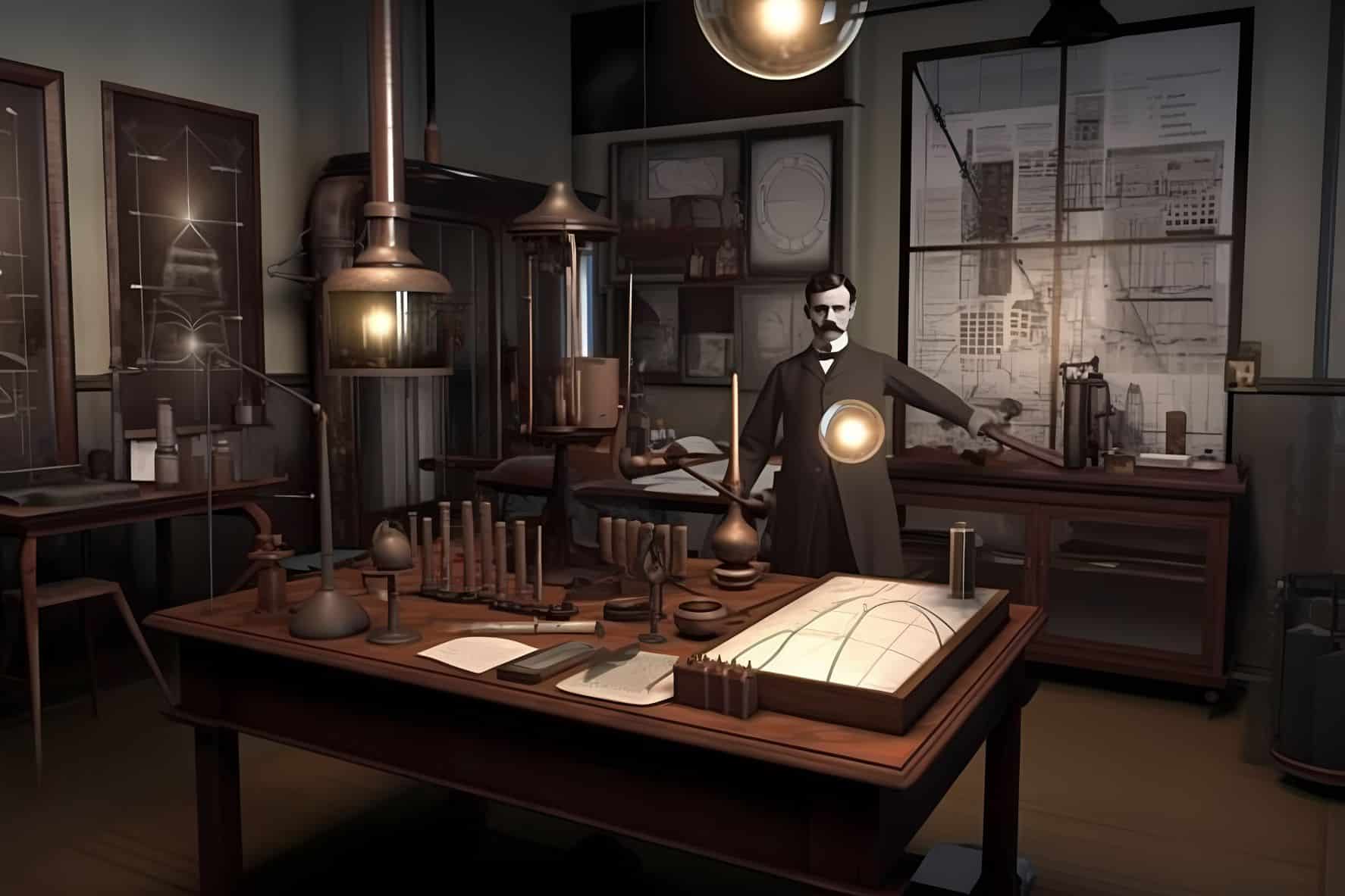Nikolai Tesla did his best work alone in the laboratory