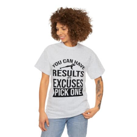 Motivational Workout Tee - No Excuses | 100% Cotton | Premium Printing | Classic Fit