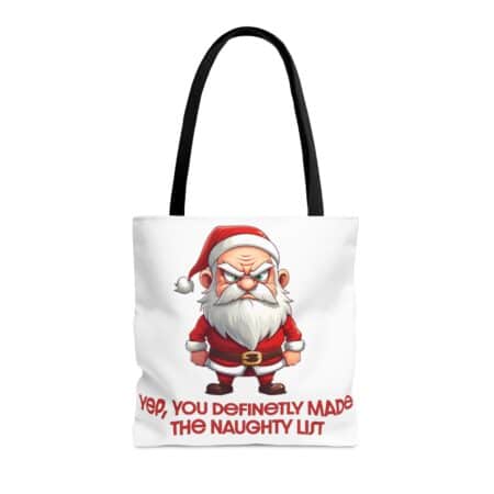 Funny Angry Santa Tote Bag