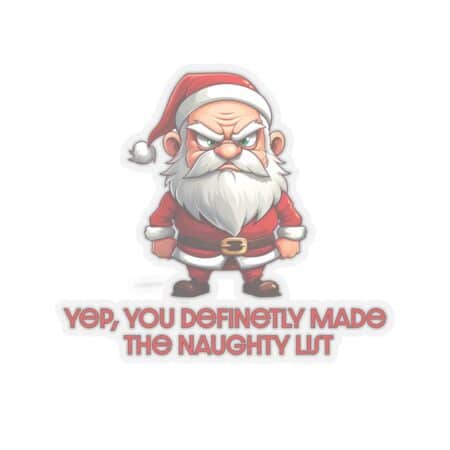 Angry Santa Stickers