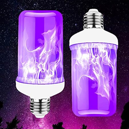 Purple LED Flame Bulbs: For Holidays, Parties, Home Decor
