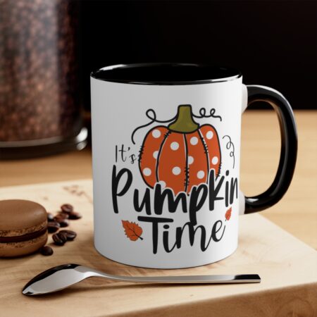 It's Pumpkin Time 11 Oz Two-Tone Coffee Mug
