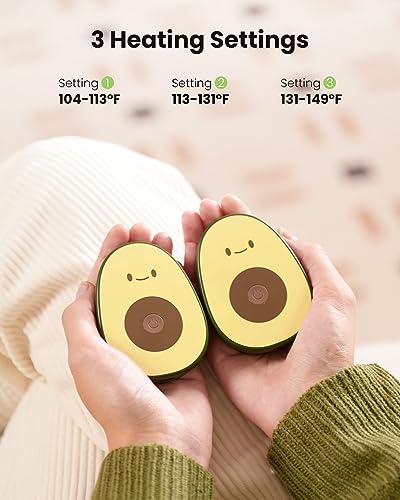 Rechargeable Hand Warmers - 2 Pack Avocado Shaped Warmers - Level Up Your  Skills