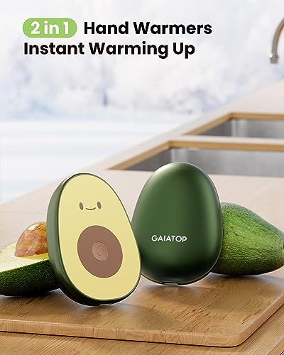 Rechargeable Hand Warmers - 2 Pack Avocado Shaped Warmers - Level Up Your  Skills