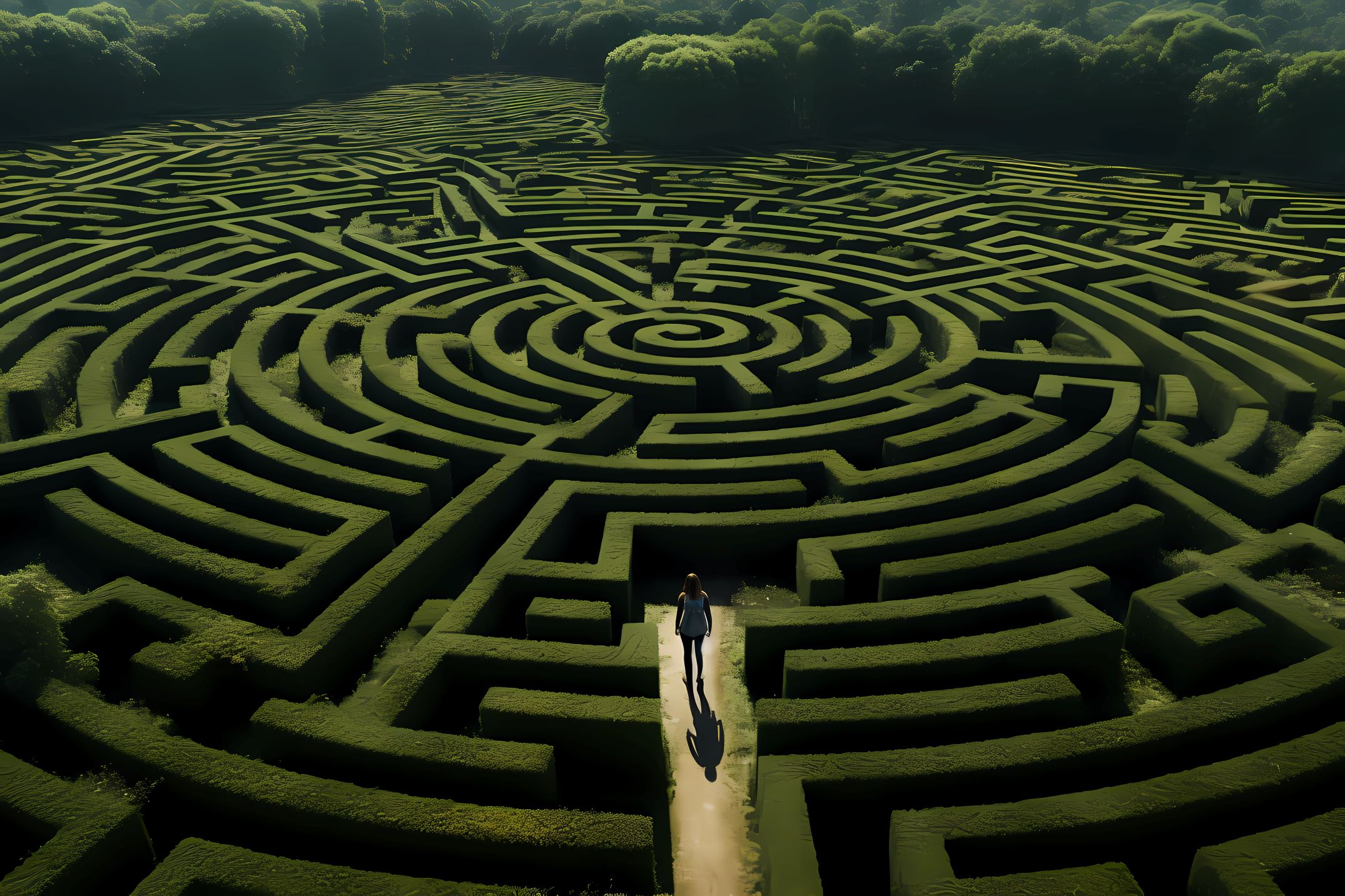 Life's a maze without goals