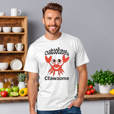 Funny Crab Pun Tee - Teacher Gift - Cotton T-Shirt